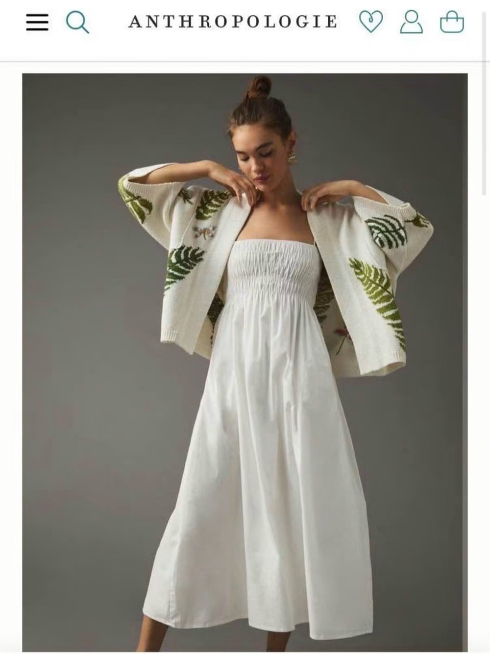 Gorgeous Anthropologie Fern Cardigan in XS/S! 🌿✨ - Picture 5 of 8